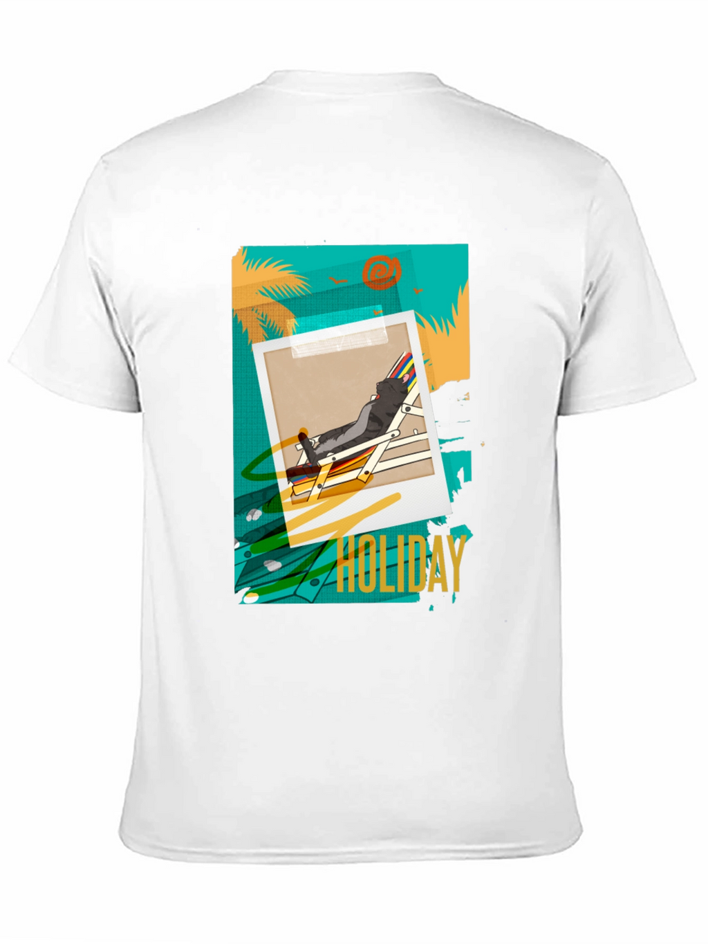 Holiday Graphic T-Shirt - Relaxed Beach Vibes