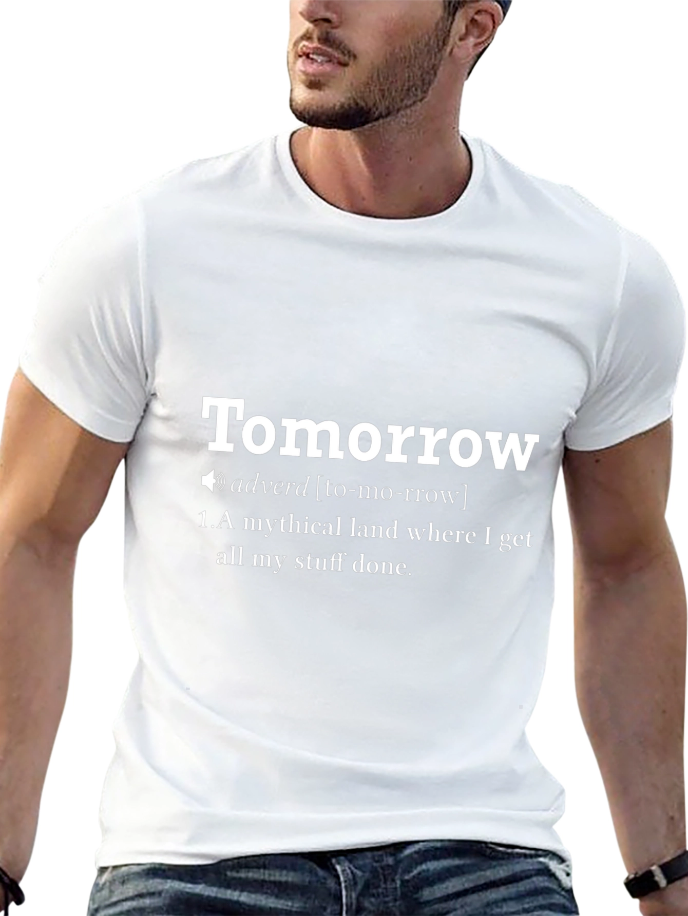 Tomorrow Definition T-Shirt - Funny Procrastination Tee