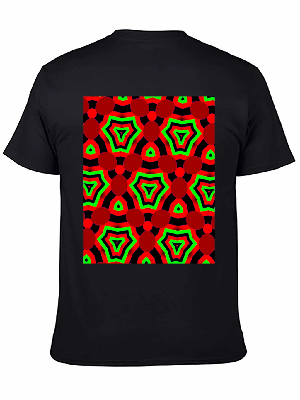 Abstract Geometric Print Tee - Bold Style