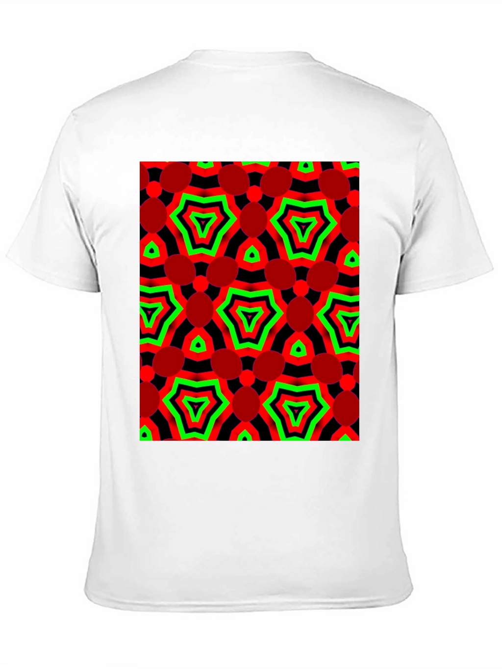 Abstract Geometric Print Tee - Bold Style