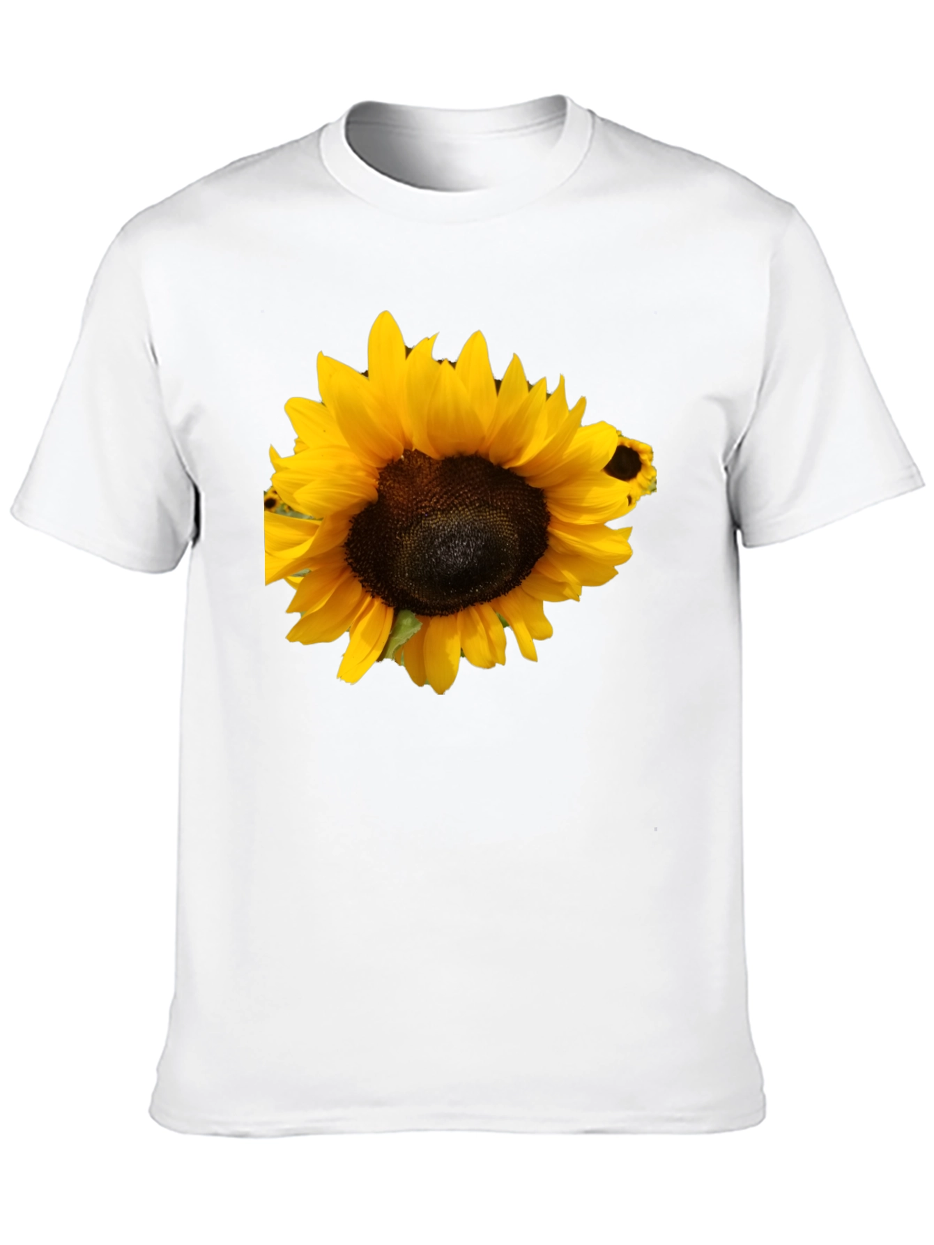Sunflower Graphic Tee - Classic Black Cotton Shirt