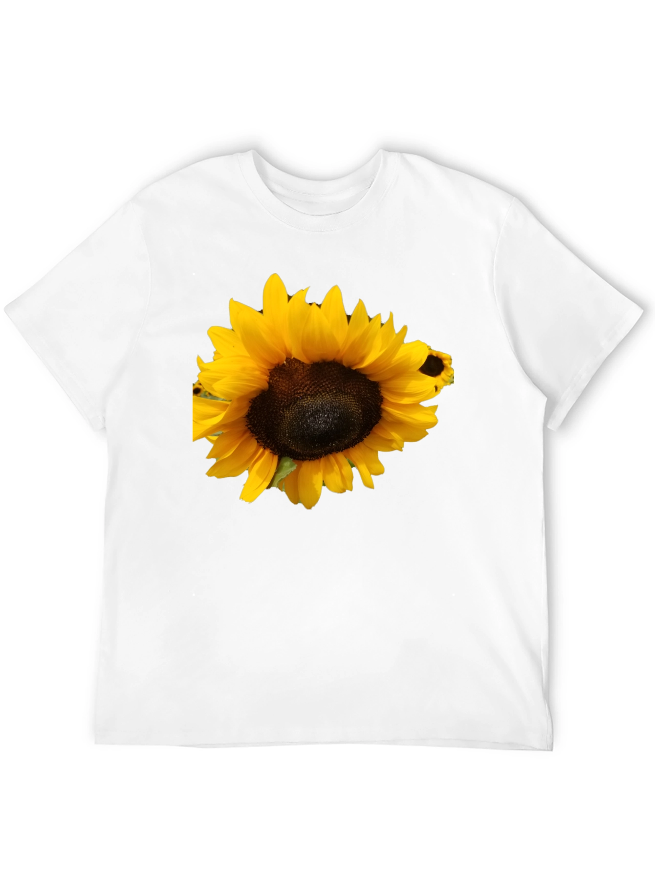 Sunflower Graphic Tee - Classic Black Cotton Shirt