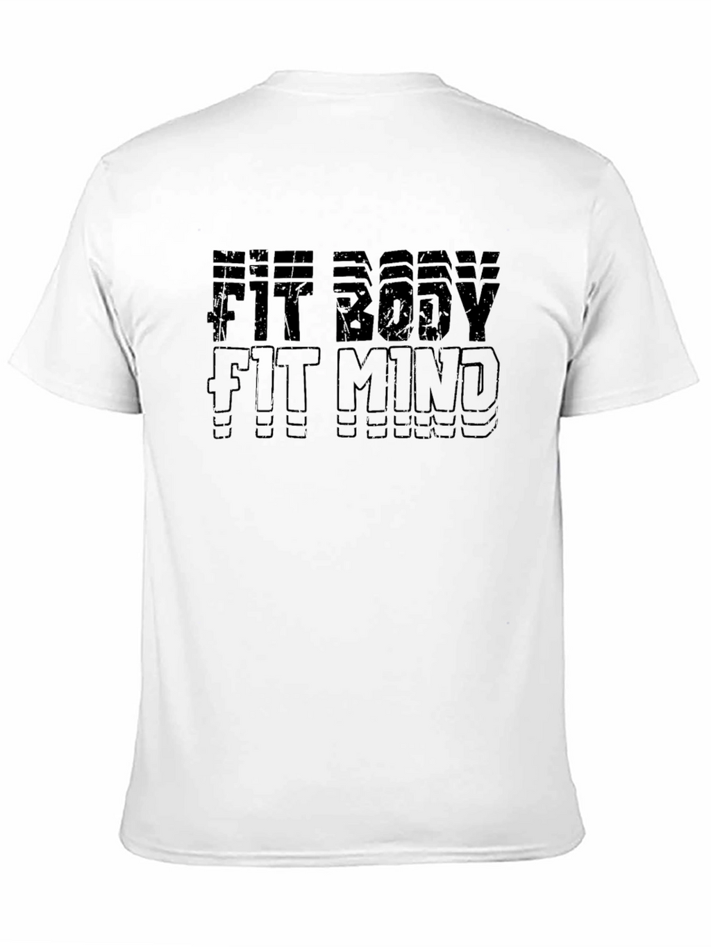 Fit Body Fit Mind Graphic T-Shirt - Motivational Tee