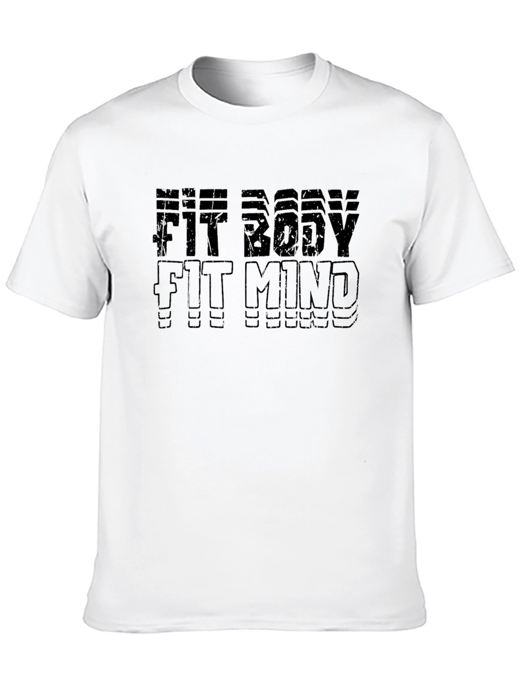 Fit Body Fit Mind Graphic T-Shirt - Motivational Tee