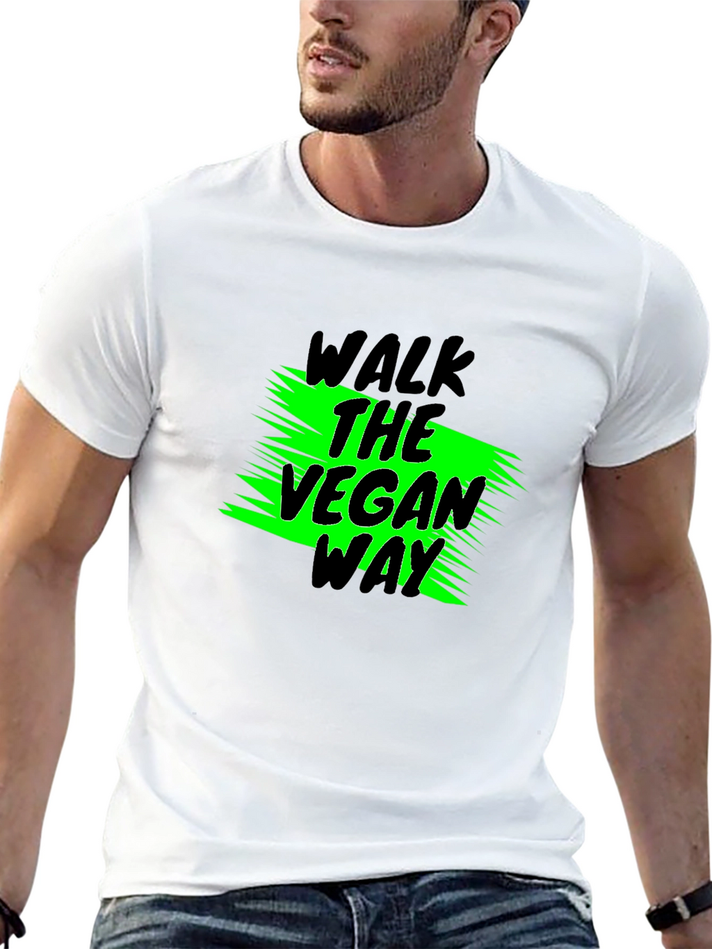 Vegan Way Graphic Tee - Black T-Shirt