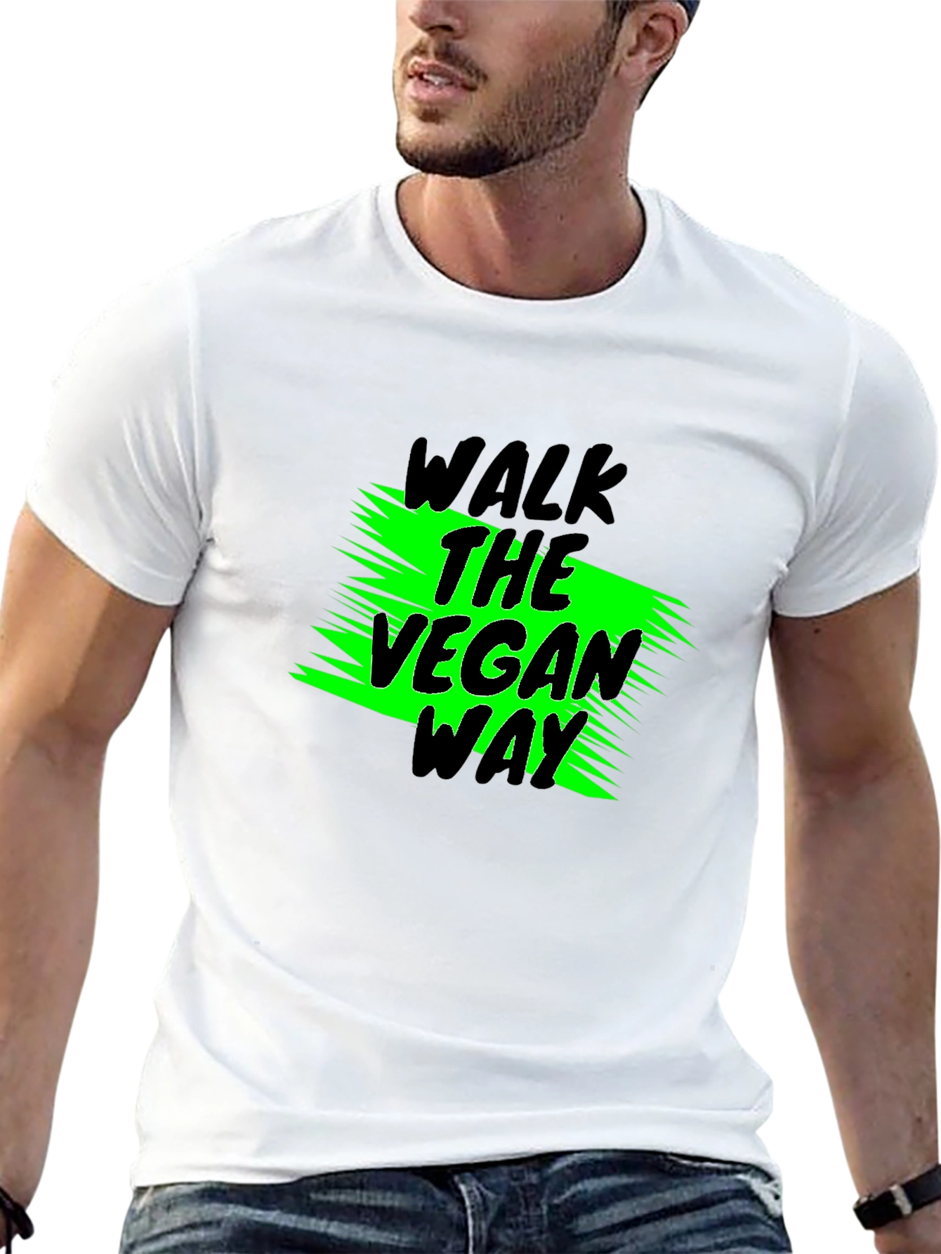 Vegan Way Graphic Tee - Black T-Shirt