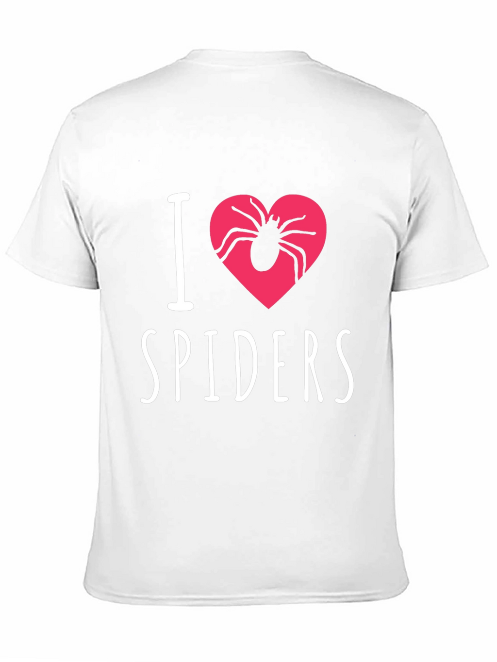 I Heart Spiders Graphic Tee - Black Cotton T-Shirt