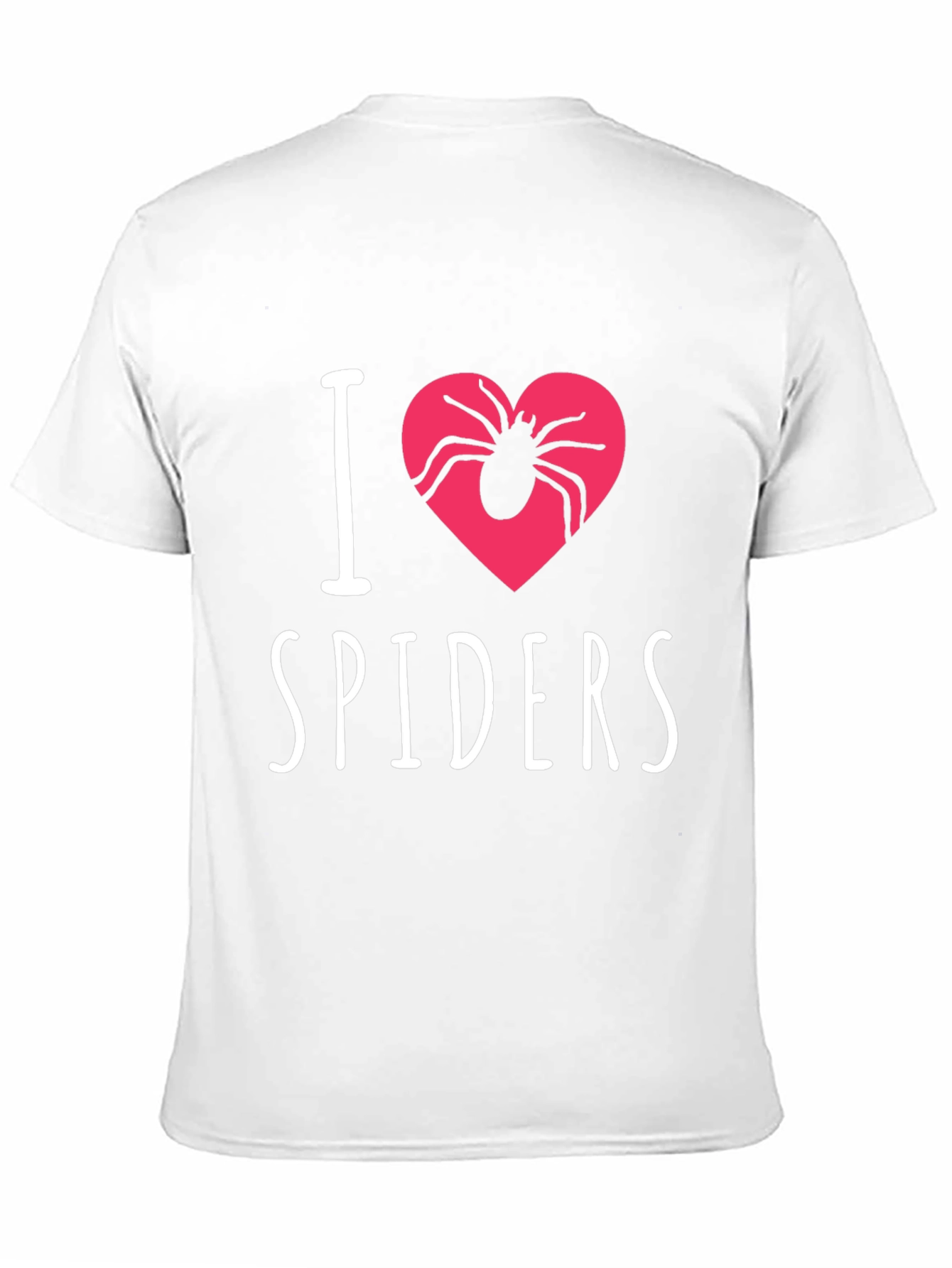 I Heart Spiders Graphic Tee - Black Cotton T-Shirt