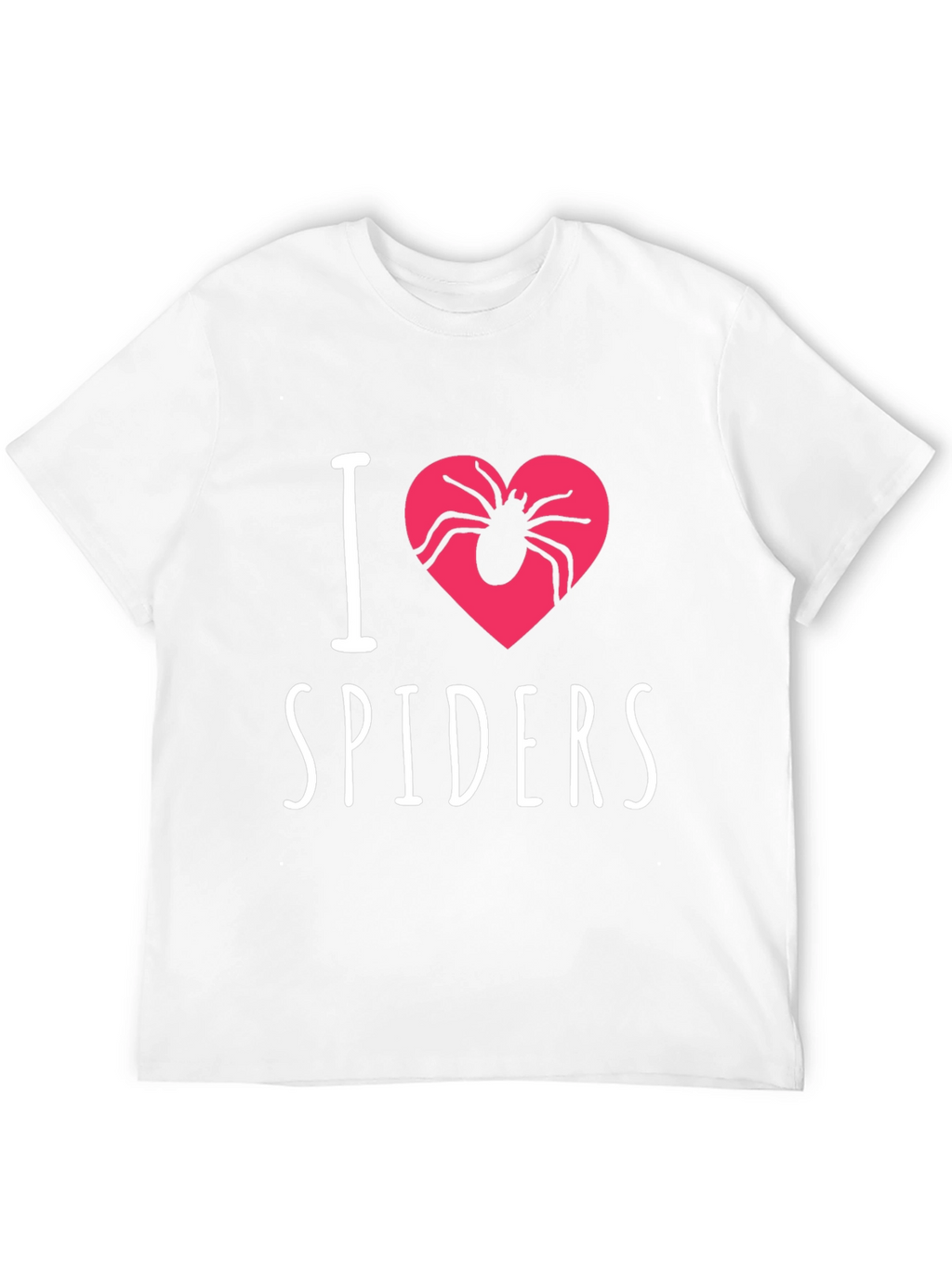 I Heart Spiders Graphic Tee - Black Cotton T-Shirt
