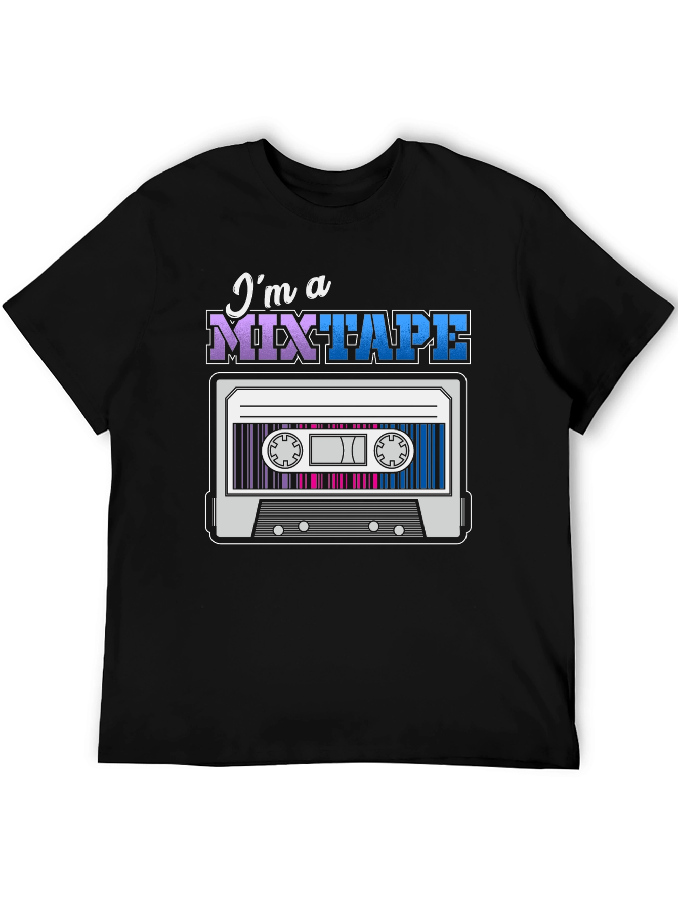 Mixtape Graphic T-Shirt - Retro Cassette Tape Design