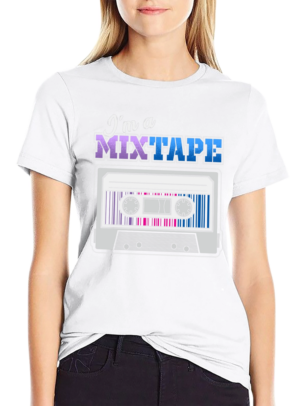 Mixtape Graphic T-Shirt - Retro Cassette Tape Design