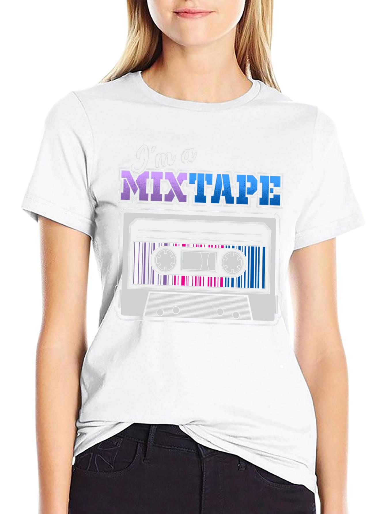 Mixtape Graphic T-Shirt - Retro Cassette Tape Design
