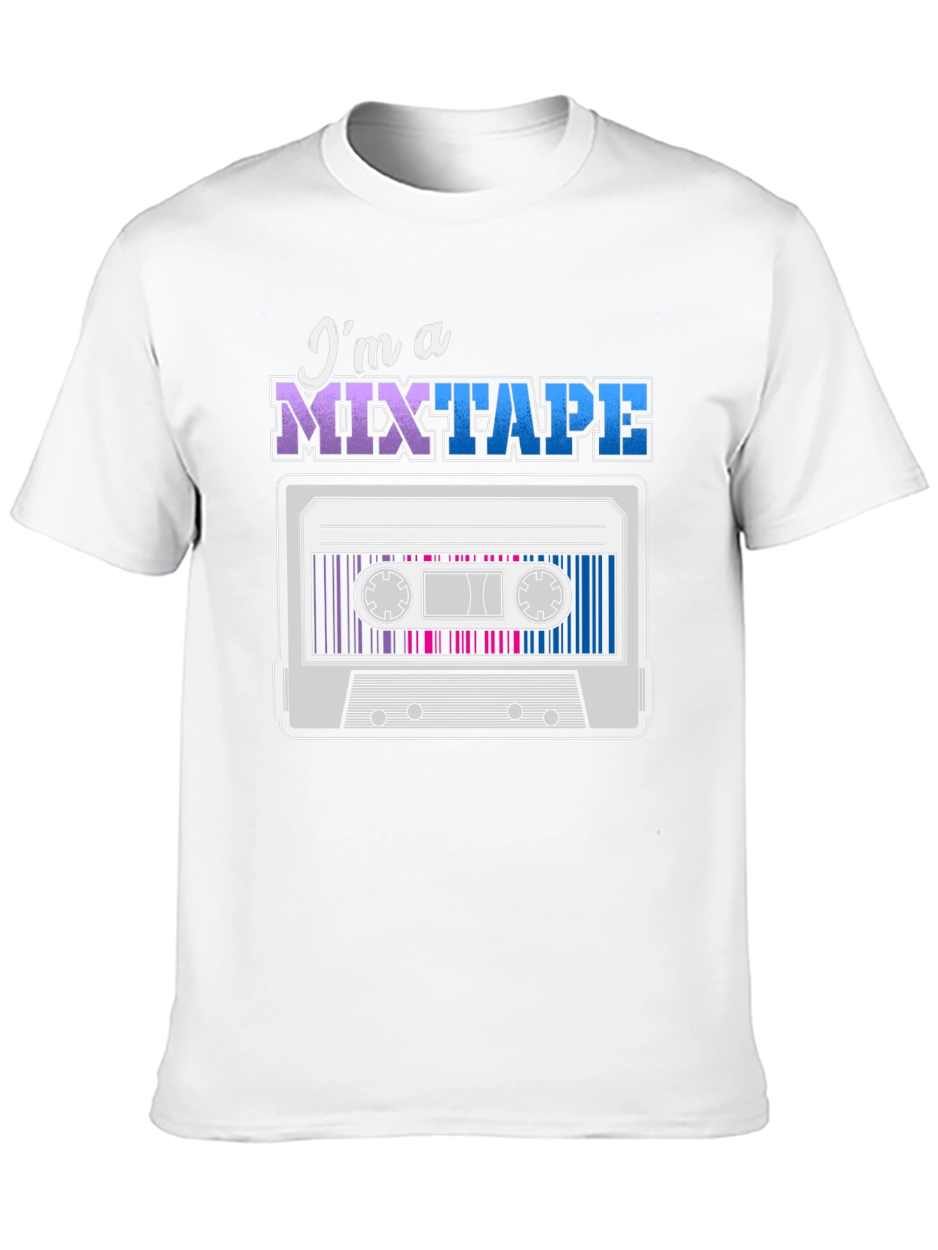 Mixtape Graphic T-Shirt - Retro Cassette Tape Design