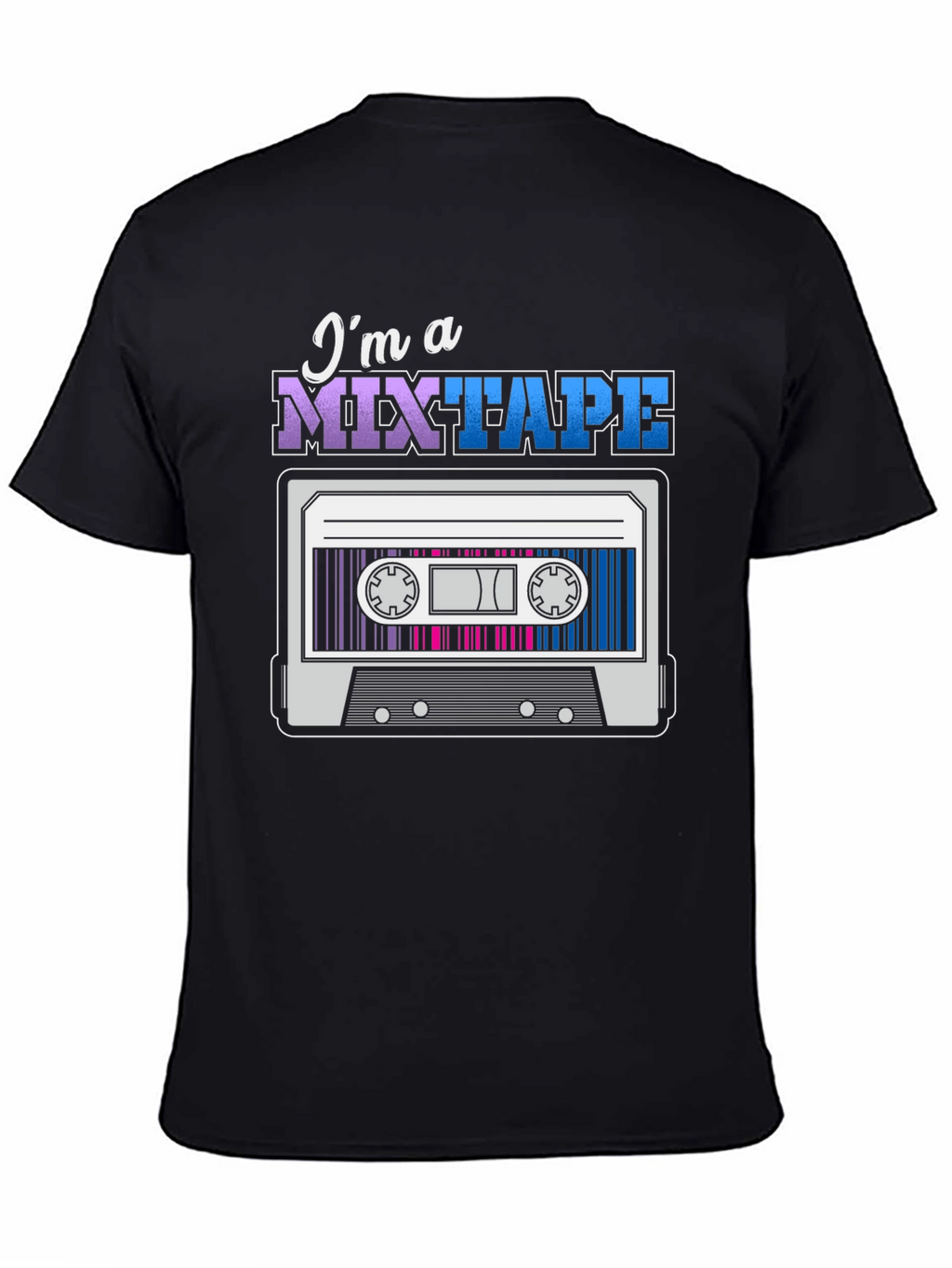 Mixtape Graphic T-Shirt - Retro Cassette Tape Design