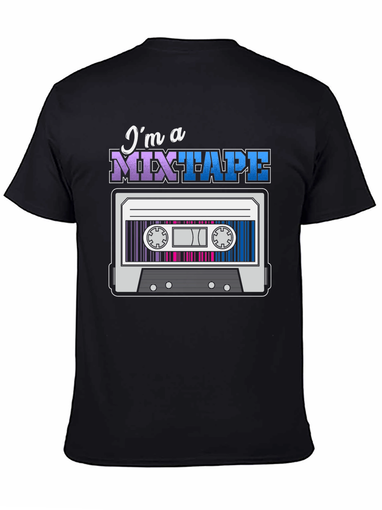 Mixtape Graphic T-Shirt - Retro Cassette Tape Design