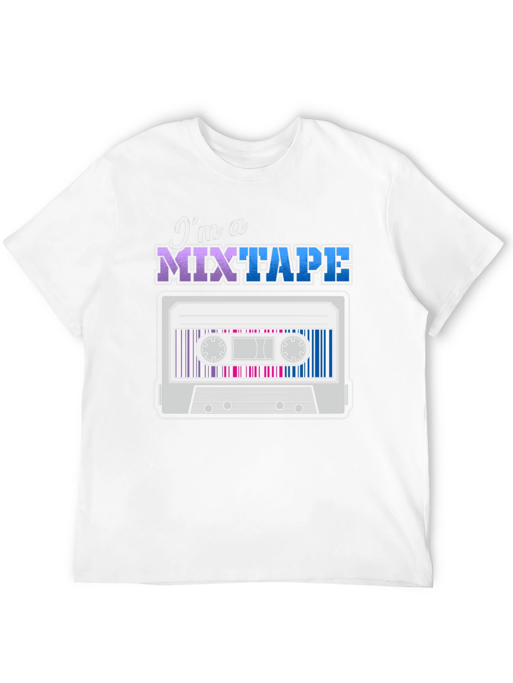 Mixtape Graphic T-Shirt - Retro Cassette Tape Design