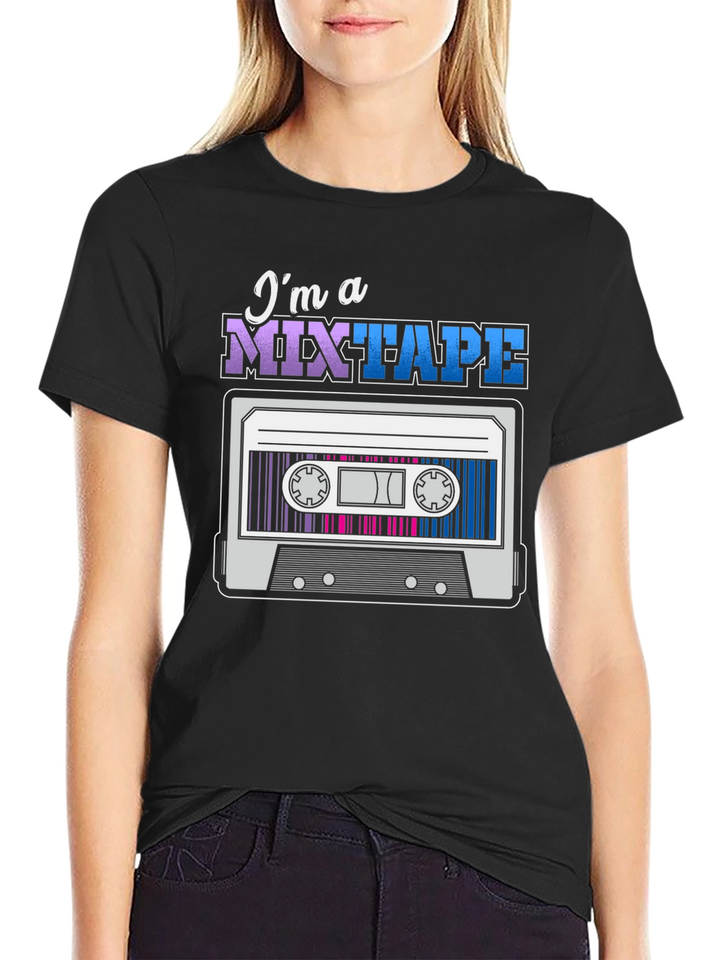 Mixtape Graphic T-Shirt - Retro Cassette Tape Design