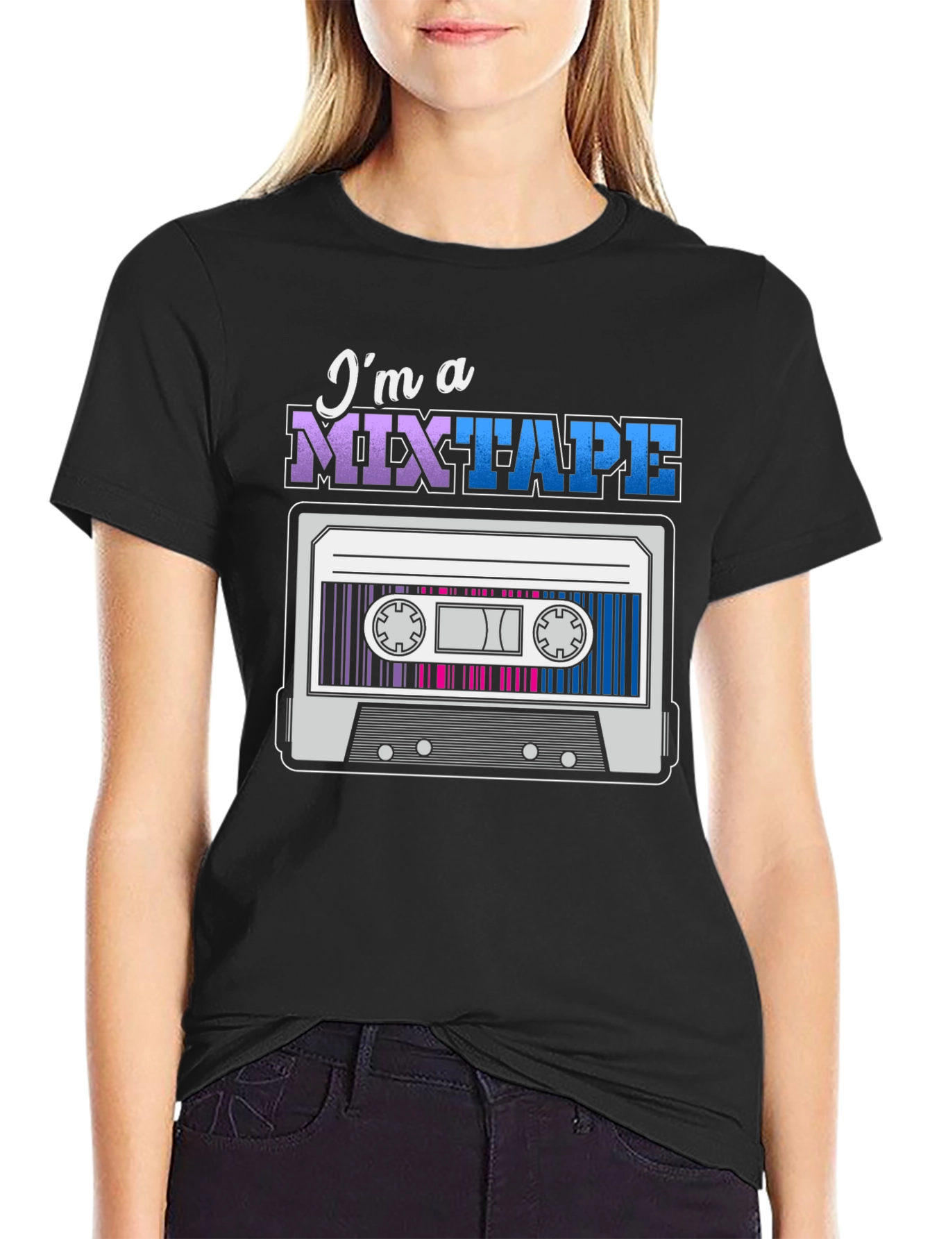Mixtape Graphic T-Shirt - Retro Cassette Tape Design