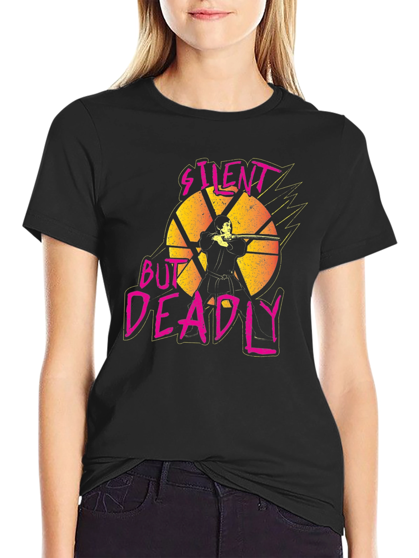 Silent But Deadly Graphic T-Shirt - Black