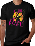 Silent But Deadly Graphic T-Shirt - Black