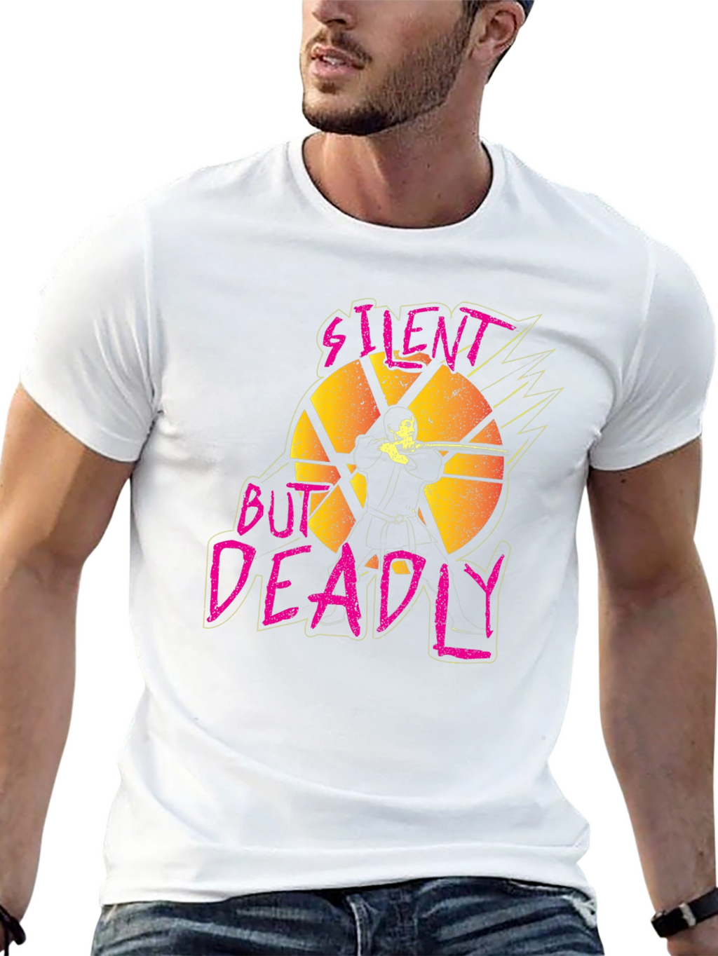 Silent But Deadly Graphic T-Shirt - Black