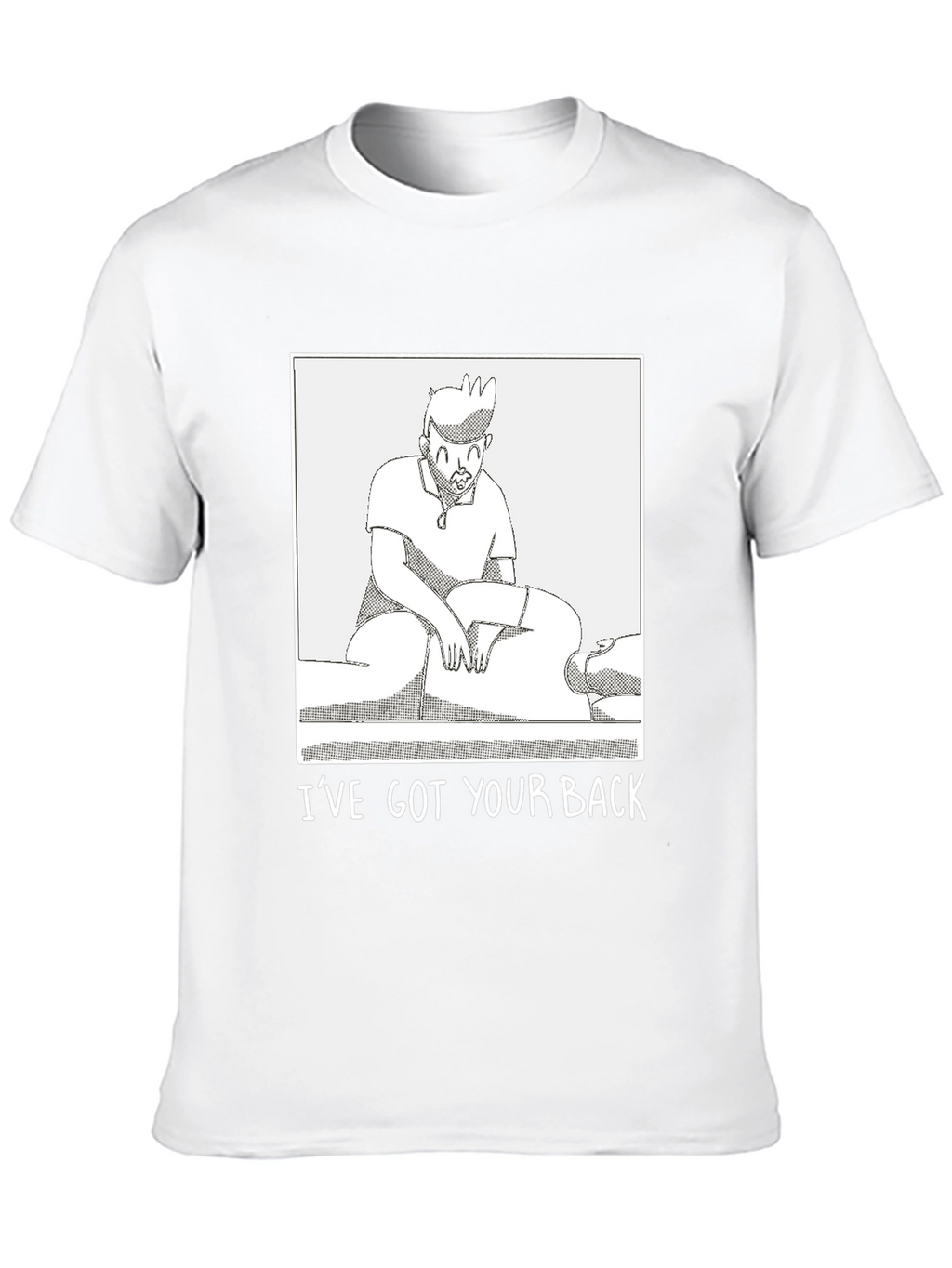 Funny Ive Got Your Back Graphic Tee - Black
