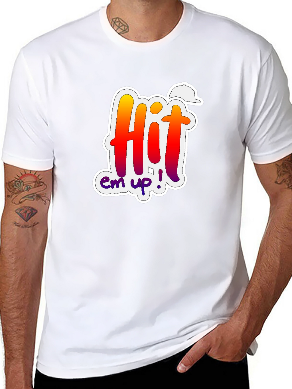 Hit Em Up Graphic T-Shirt