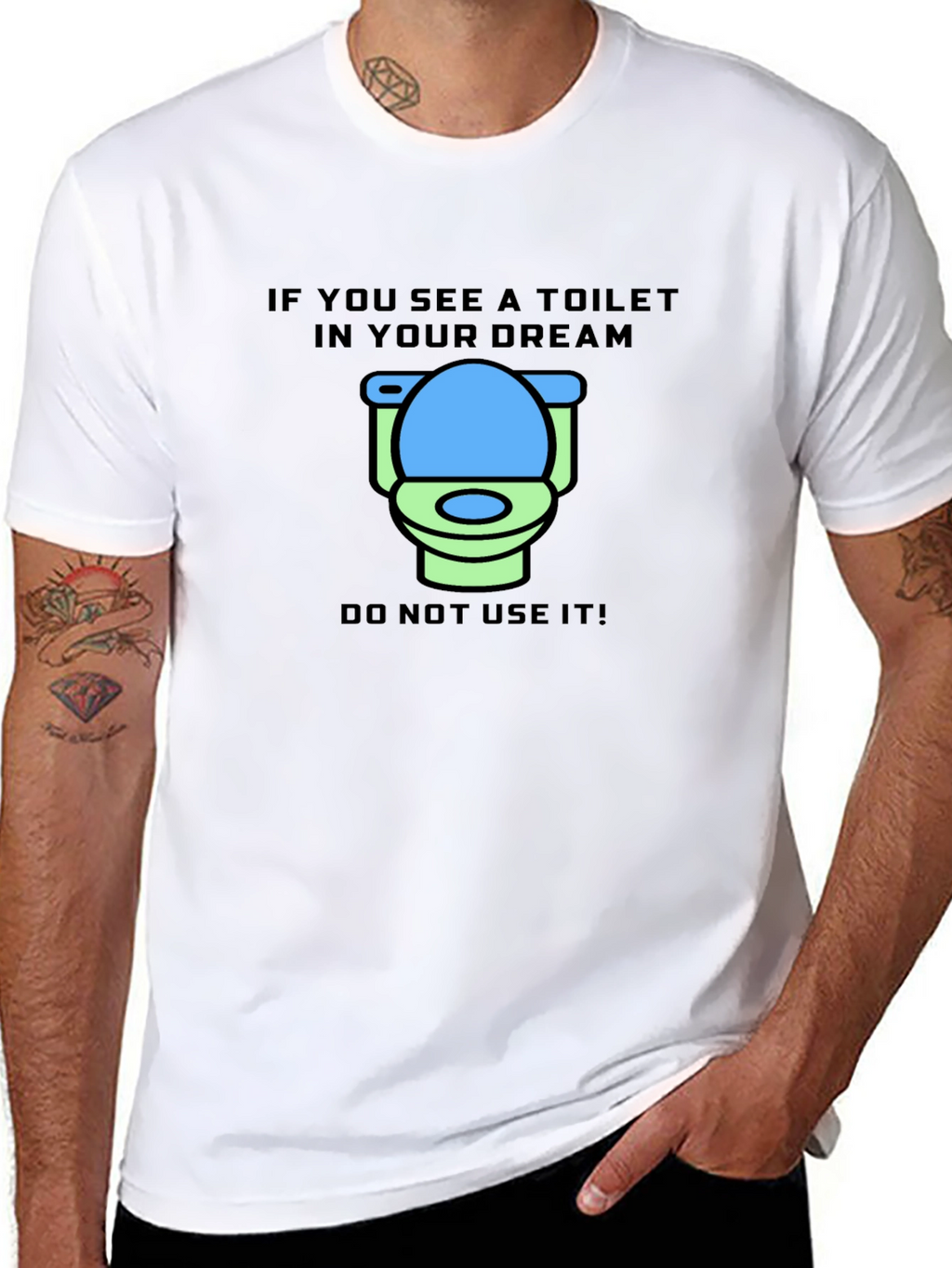 Dream Toilet T-Shirt - Funny Graphic Tee