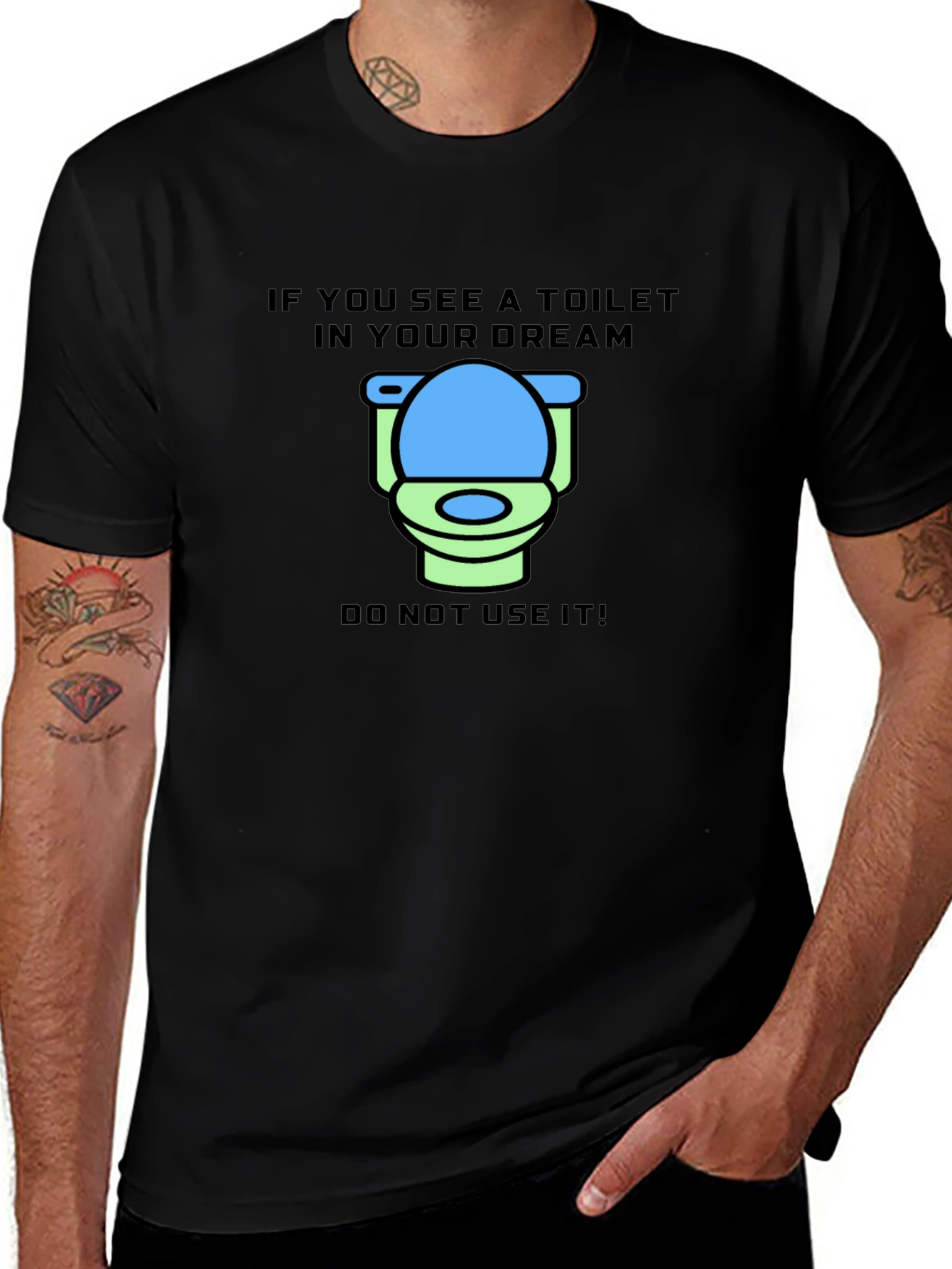 Dream Toilet T-Shirt - Funny Graphic Tee