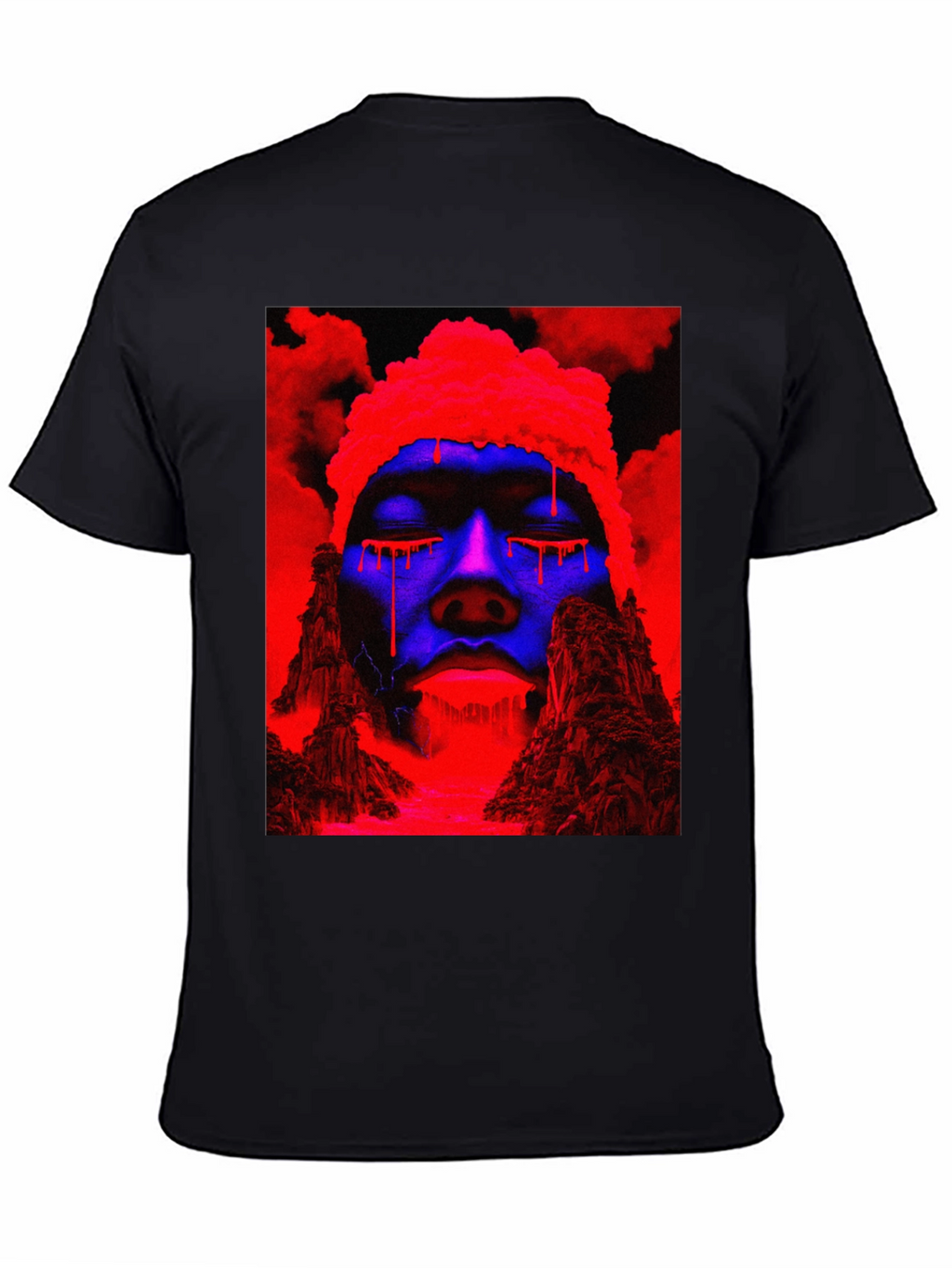 Vaporwave Drip T-Shirt - Black