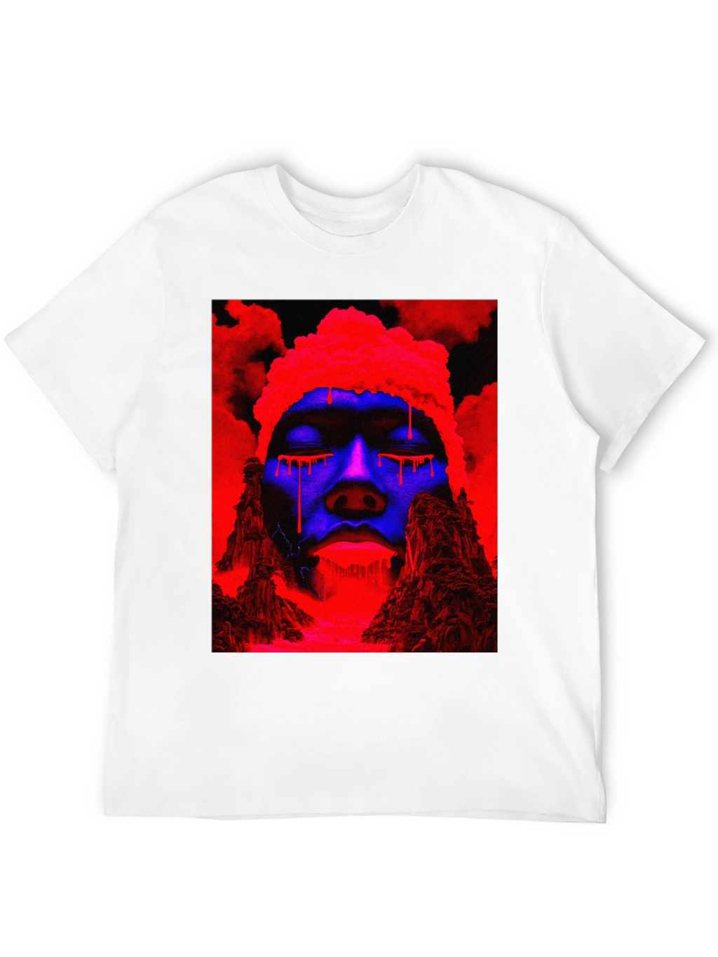 Vaporwave Drip T-Shirt - Black
