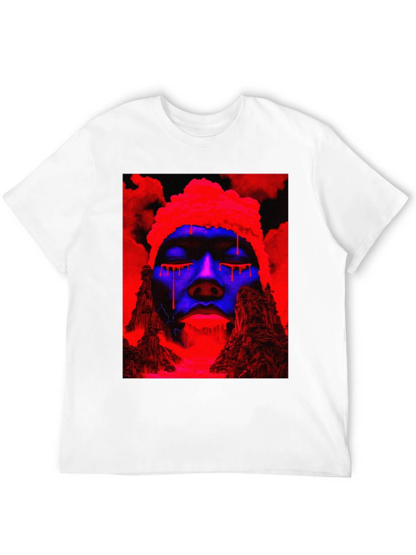 Vaporwave Drip T-Shirt - Black