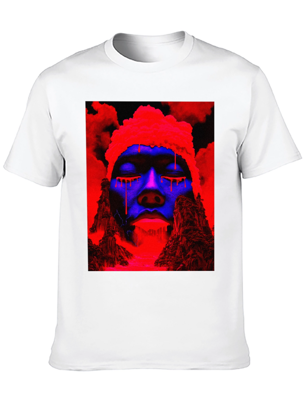 Vaporwave Drip T-Shirt - Black