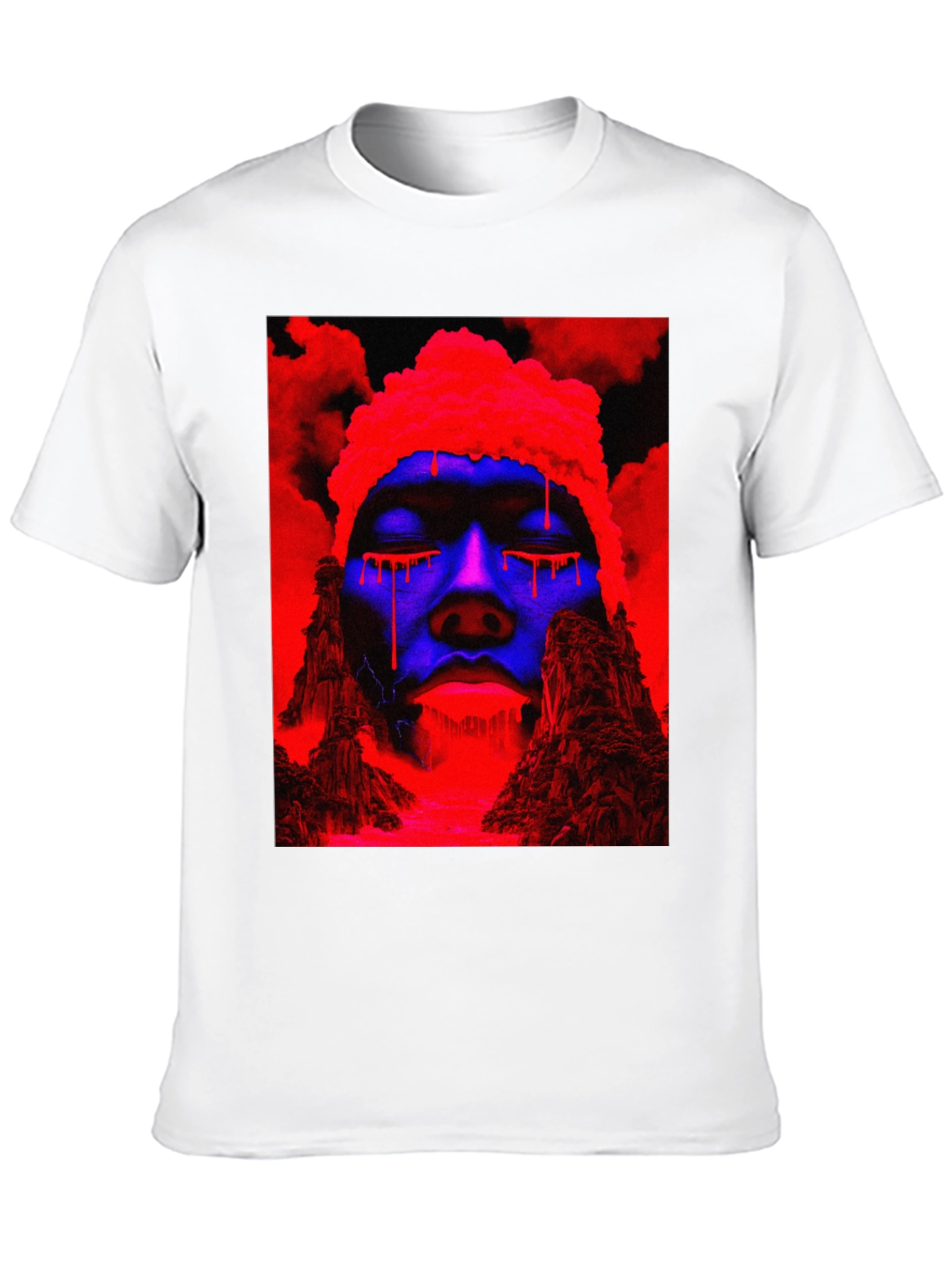 Vaporwave Drip T-Shirt - Black