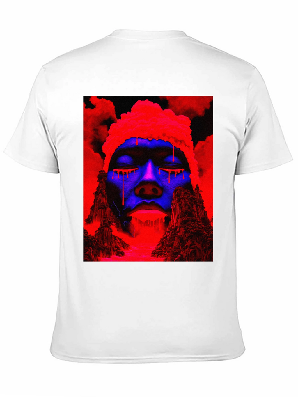 Vaporwave Drip T-Shirt - Black