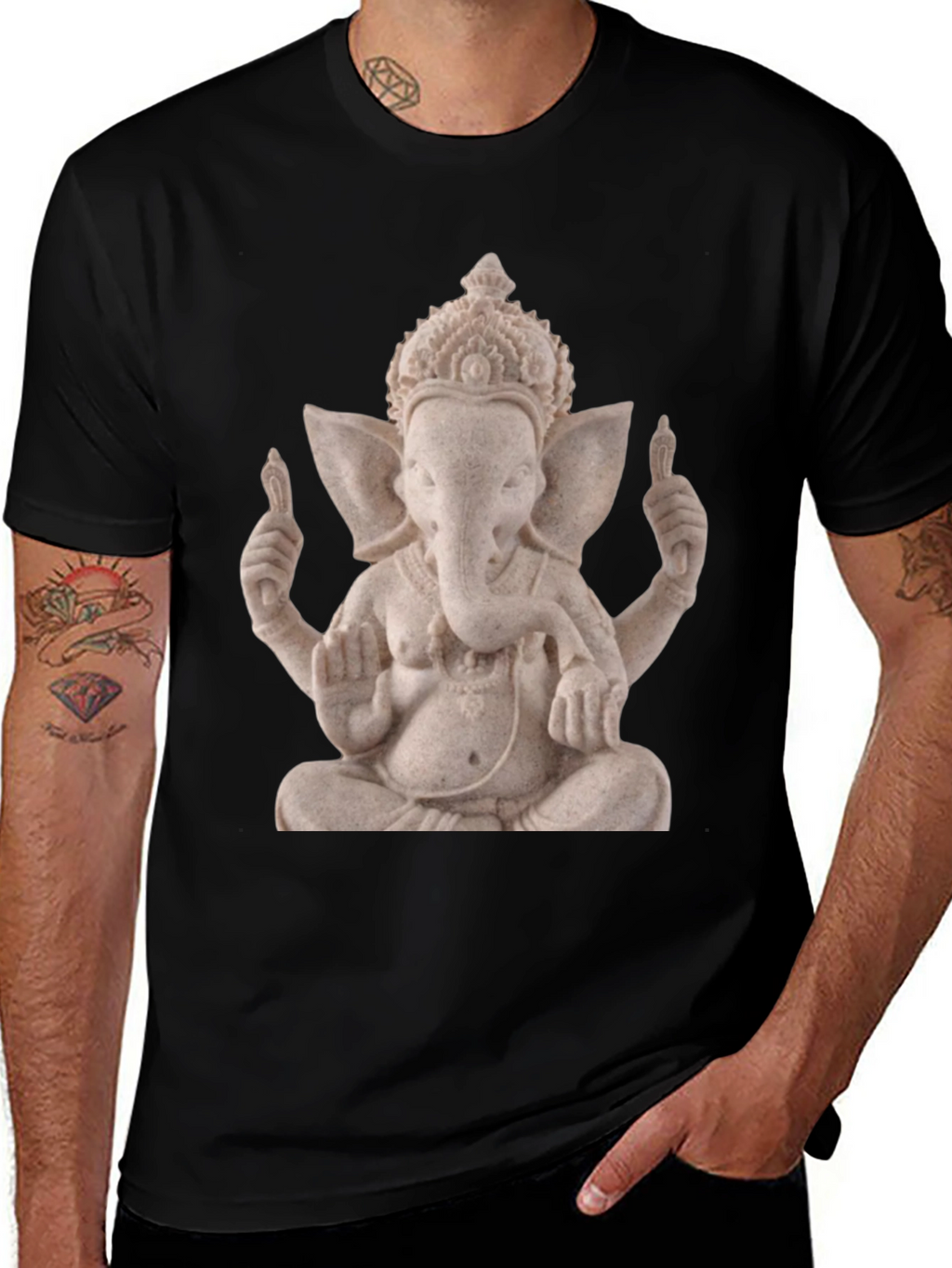 Ganesh Graphic Tee - Spiritual Style