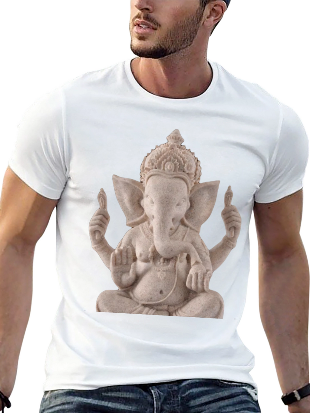 Ganesh Graphic Tee - Spiritual Style