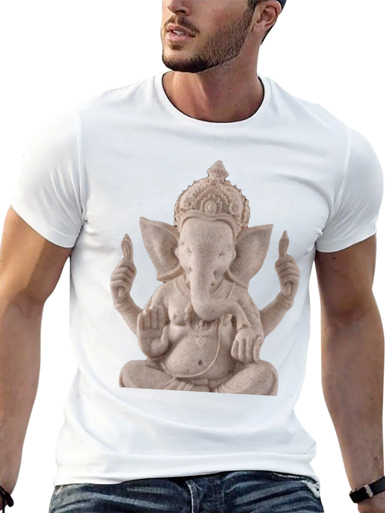 Ganesh Graphic Tee - Spiritual Style