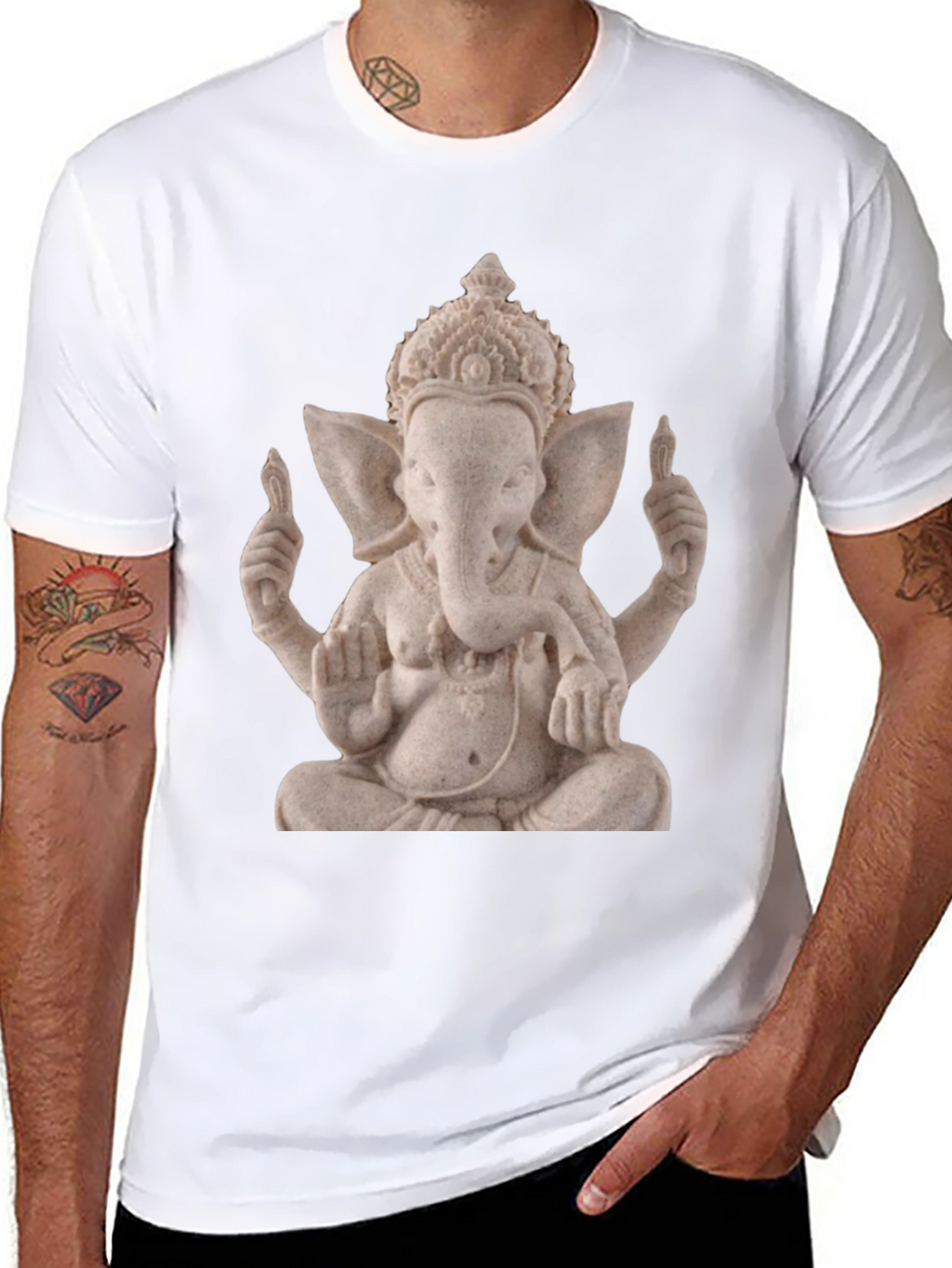 Ganesh Graphic Tee - Spiritual Style