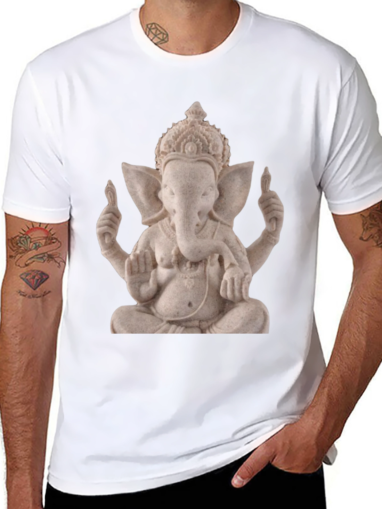 Ganesh Graphic Tee - Spiritual Style