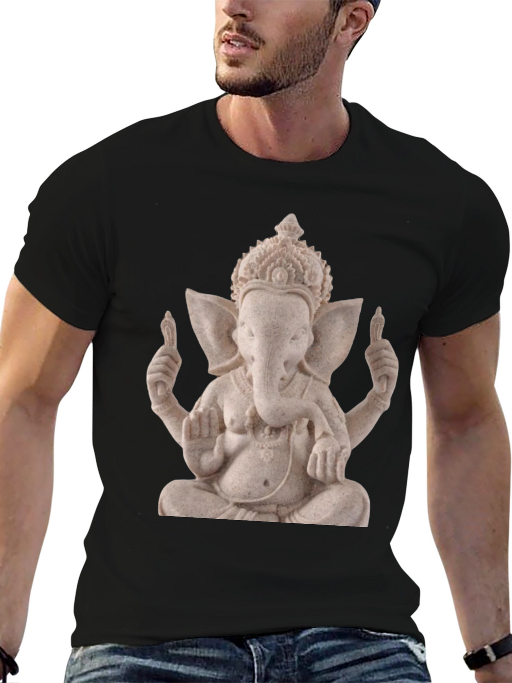 Ganesh Graphic Tee - Spiritual Style