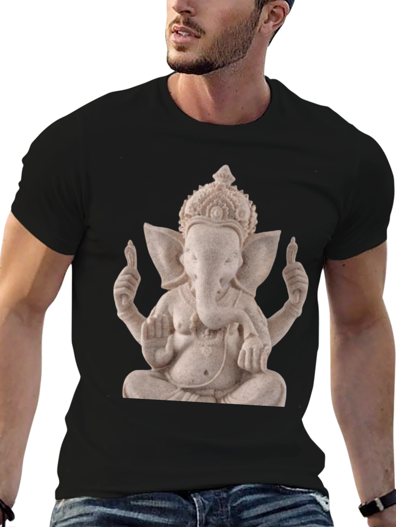 Ganesh Graphic Tee - Spiritual Style