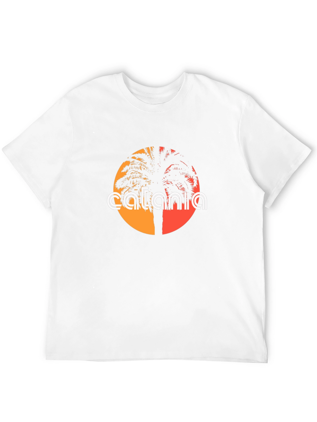Catania Palm Tree Graphic T-Shirt