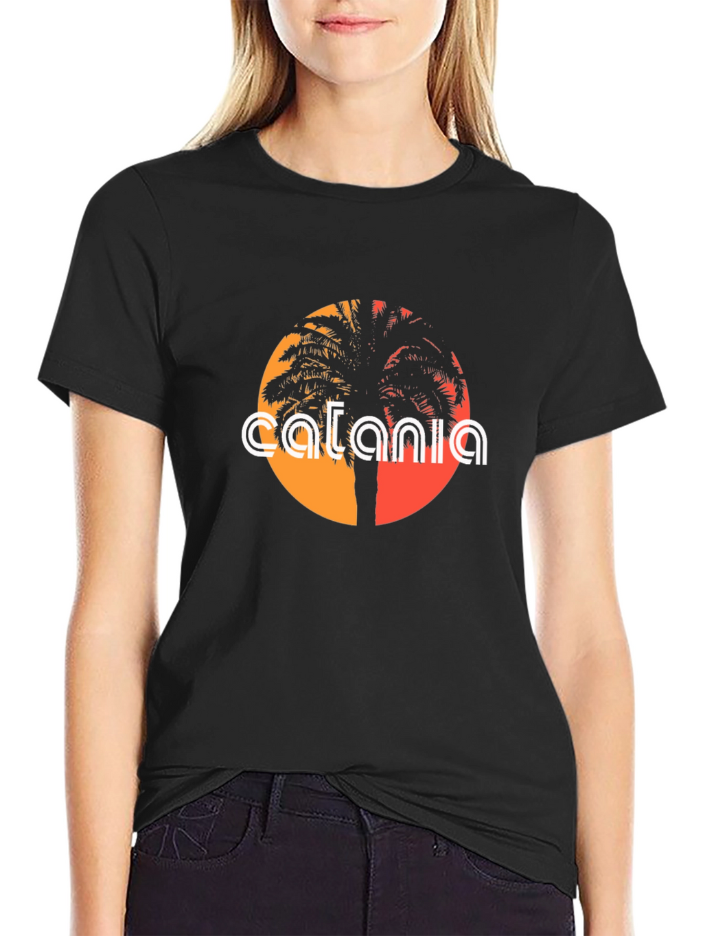 Catania Palm Tree Graphic T-Shirt
