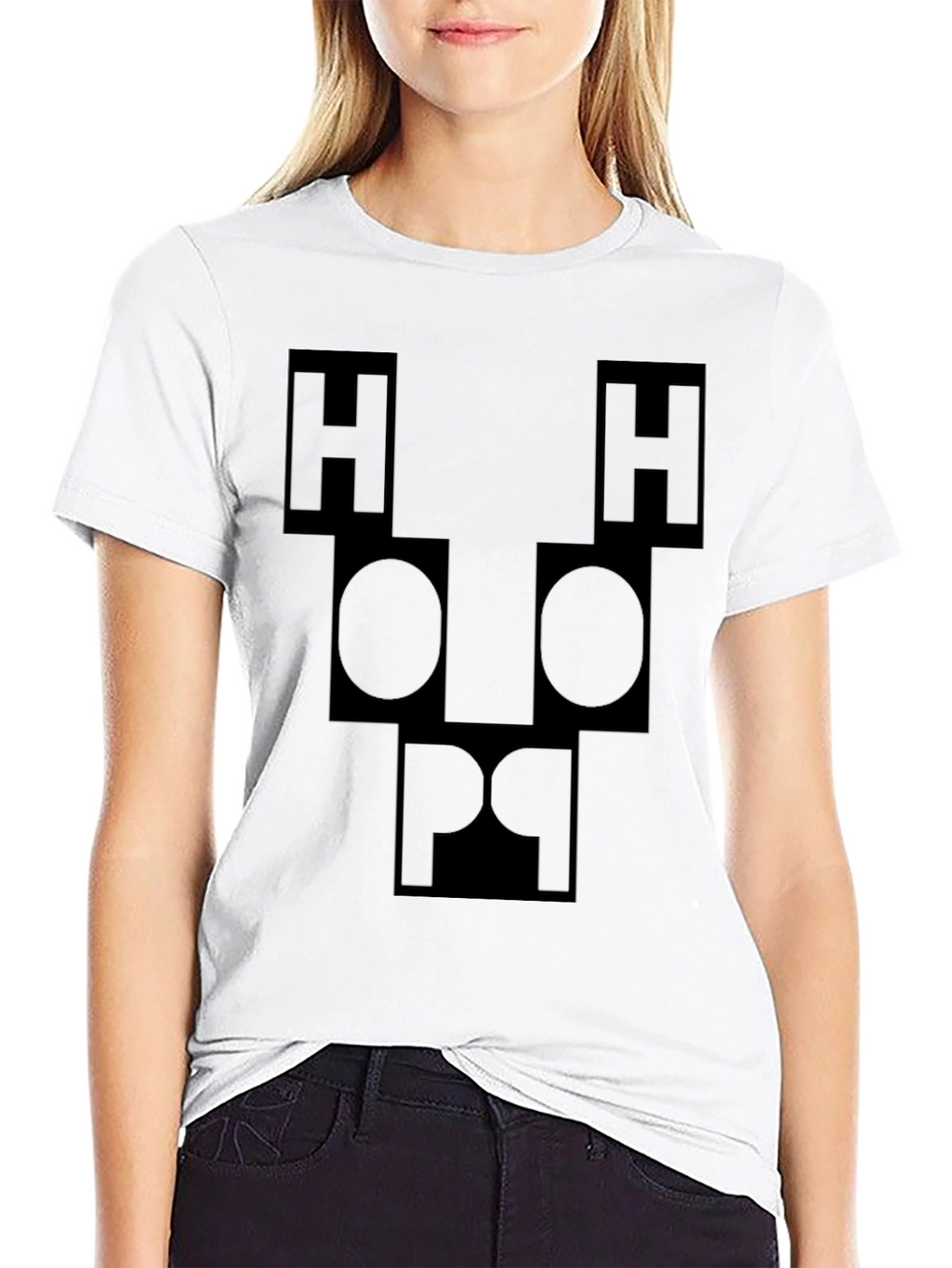 Abstract Face Graphic Tee - Black Unisex T-Shirt