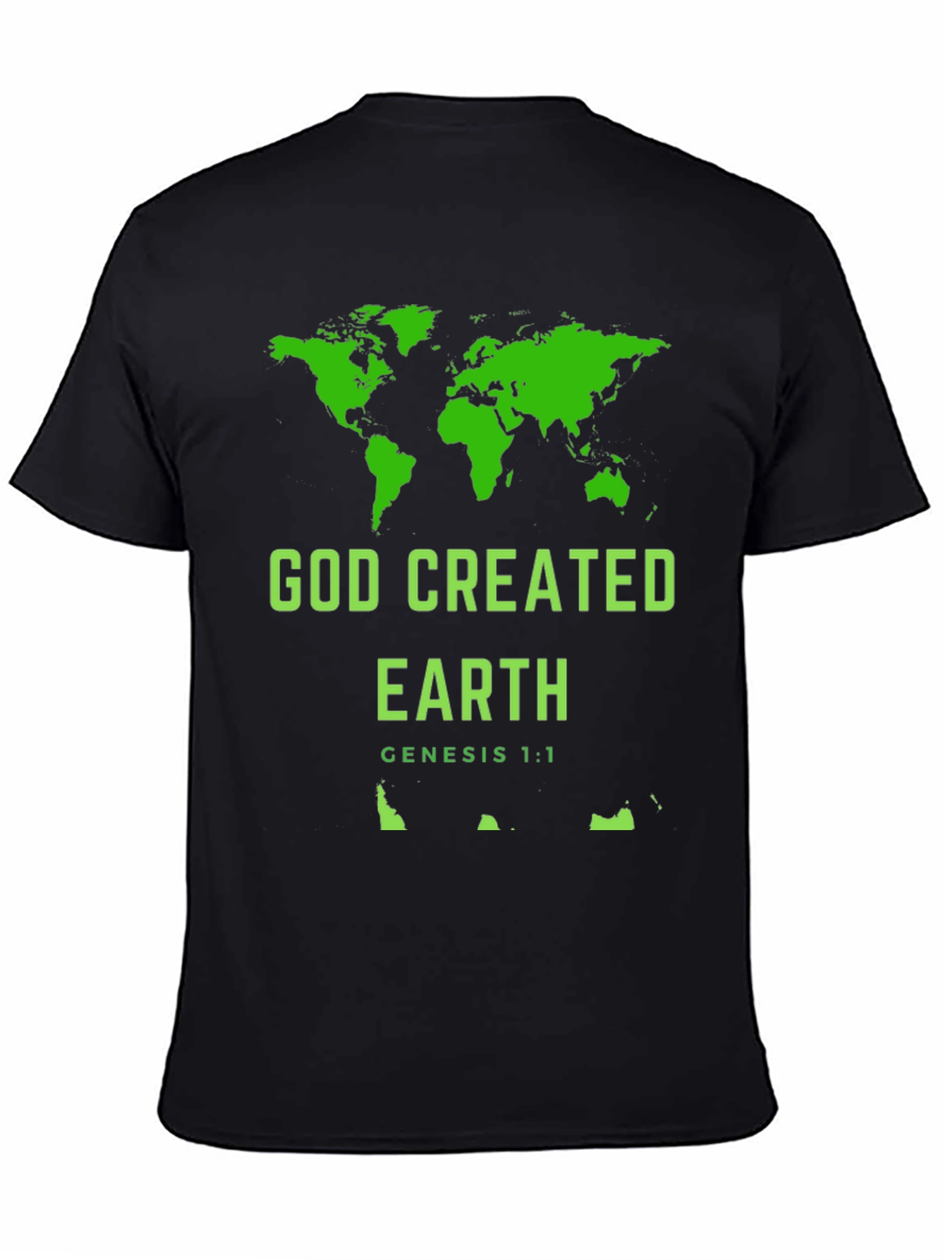 God Created Earth Christian T-Shirt