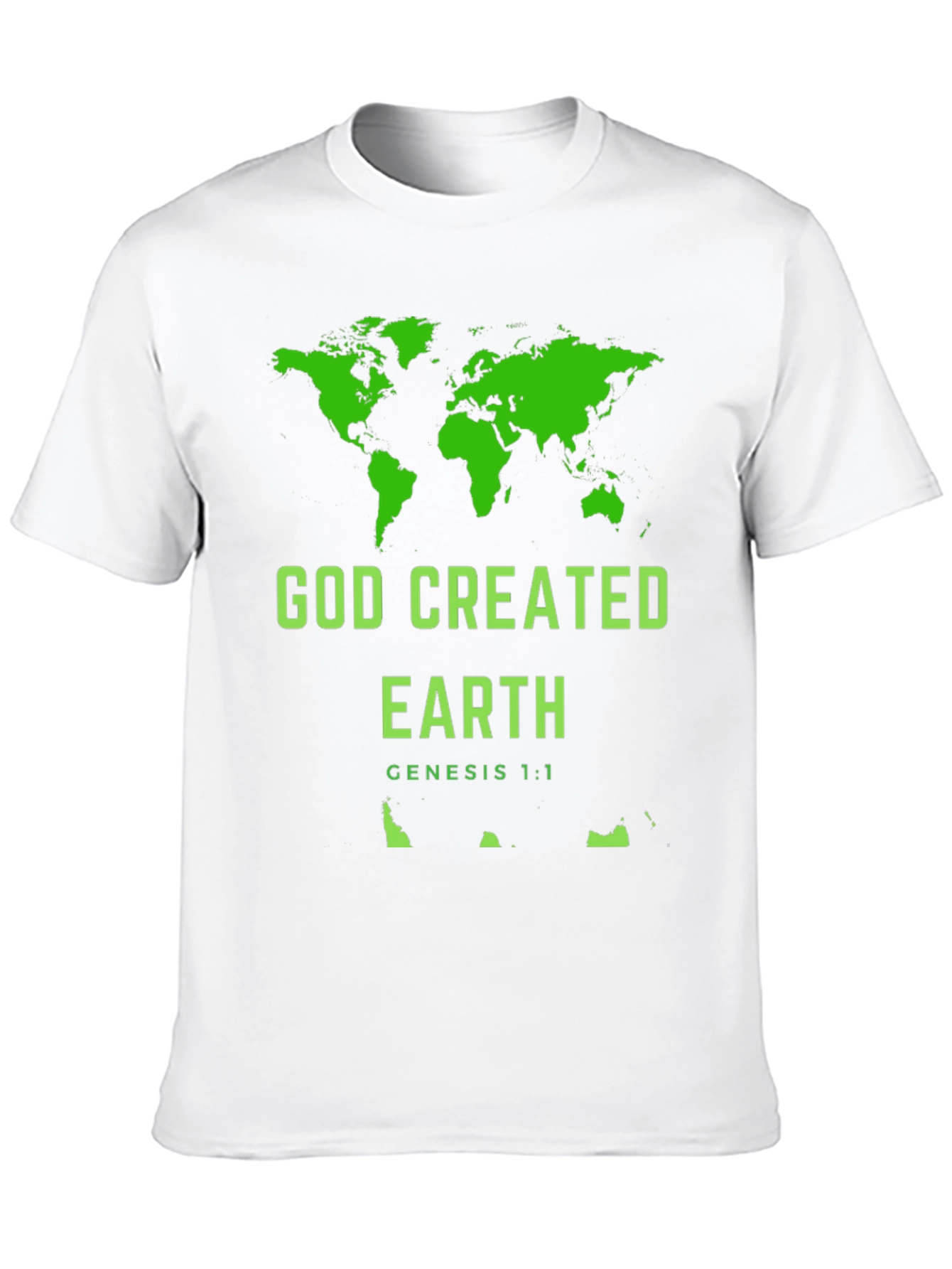 God Created Earth Christian T-Shirt