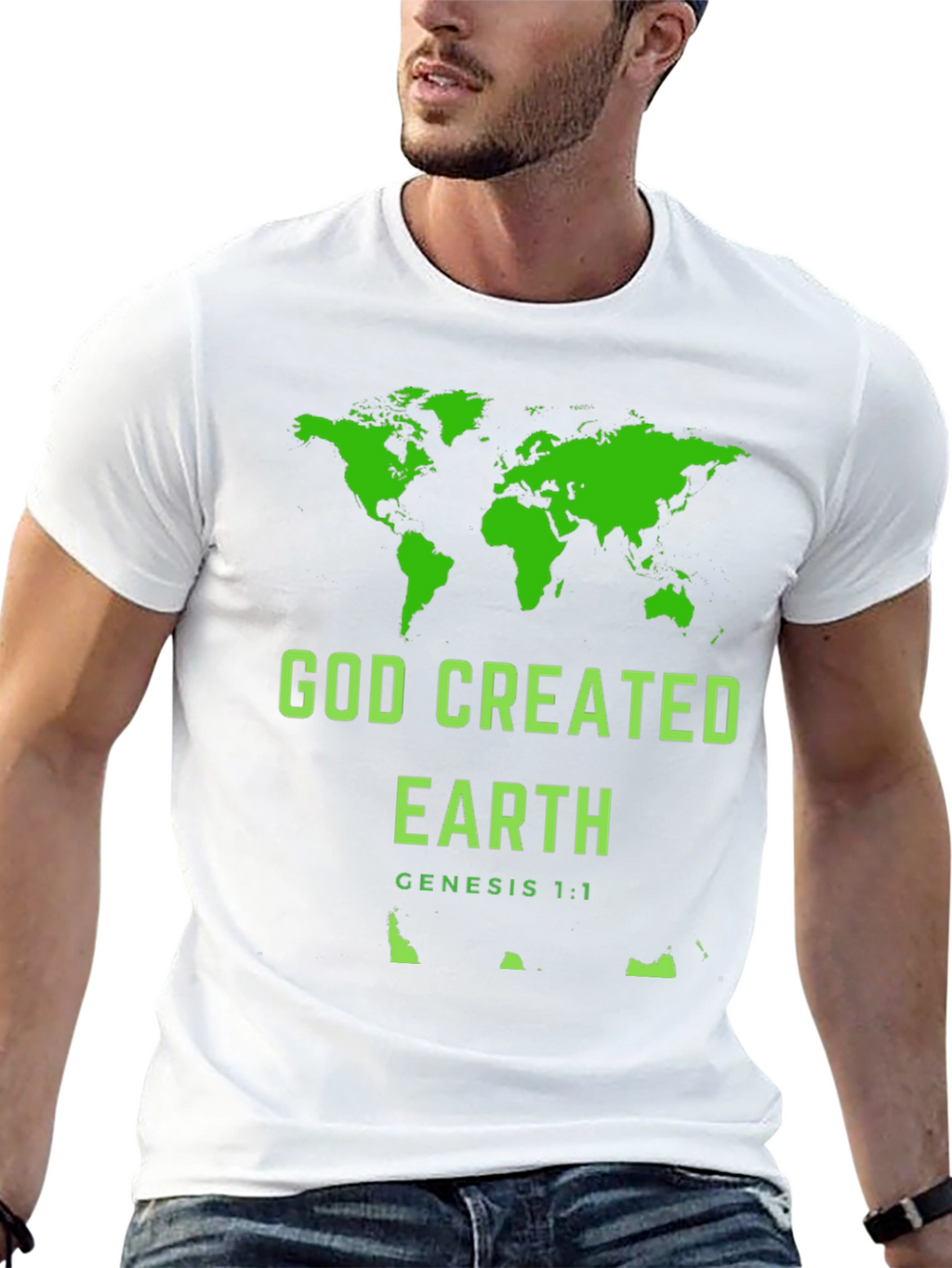 God Created Earth Christian T-Shirt
