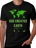 God Created Earth Christian T-Shirt
