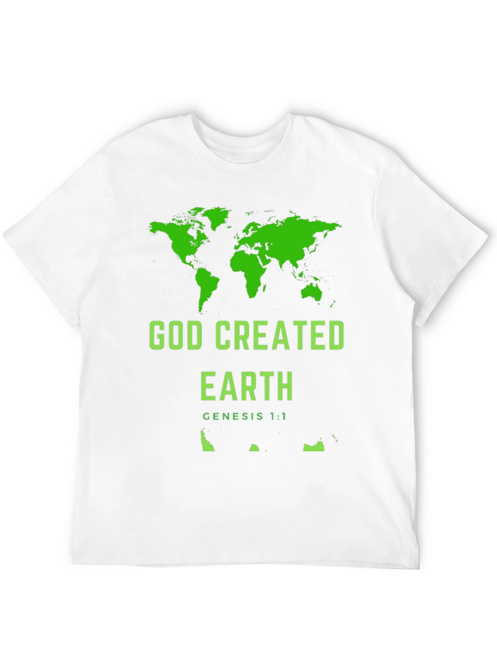 God Created Earth Christian T-Shirt